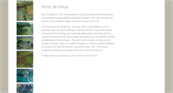 Desktop Screenshot of anne.degeus.com