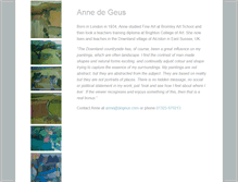 Tablet Screenshot of anne.degeus.com